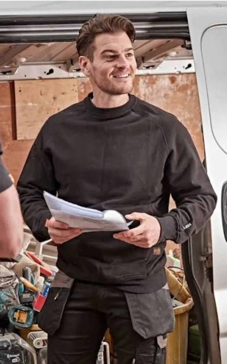 Branded crew neck sweatshirts for teams — workwear printing Guildford
