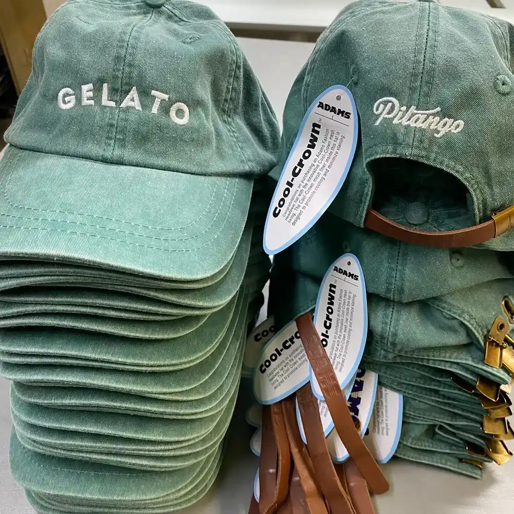 Embroidered caps for trade teams — workwear printing Guildford